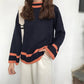 Pofulove Autumn Winter Sweater Female Korean Loose Was Thin Lazy College Style bottoming Sweater