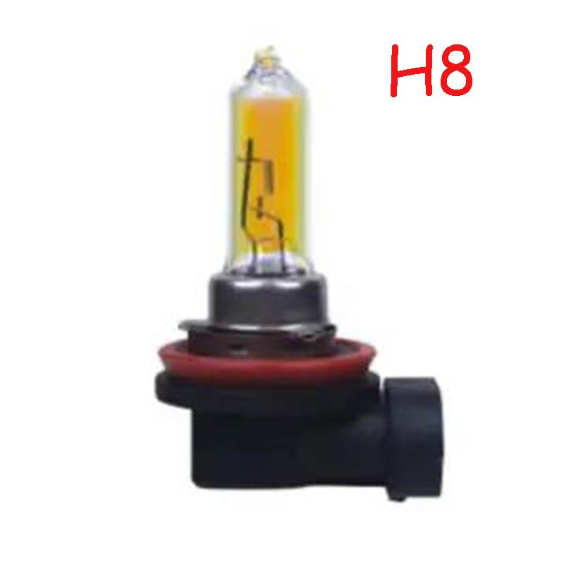 White Light 12V55W Super Bright Gold Light Car Headlight 9005 9006 9012 Xenon Lamp Far and Near Light Integrated H4 Lighting H1 H7 H3 Halogen Bulb