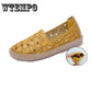 Pair of Shoes Women Genuine Leather Shoes Slip on Women Flat Comfortable Shoes Woman Summer Shoes