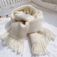 Autumn and Winter Scarf Korean Fashion Wild Knit Scarf Shawl Thick Warmth Tassel Ladies Scarf Cloak