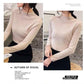 Winter Half-high-neck Slim-fitting Sweater Pullover Women Slim High Stretch Bottoming Shirt