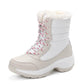 Women's Hiking Shoes Outdoor Waterproof Winter Plush Snow Boots Fashion Casual Sports Shoes