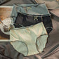 1/3PCS Summer Ultra-thin Briefs Ice Silk Underwear Female Fresh Girl Mid-waist Japanese Antibacterial Sexy Underwear Girl Panty Model Seamless Panties