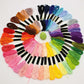 50pcs Cross Stitch Thread Floss Cross Stitch Cotton Sewing Skeins Embroidery Thread Floss Kit DIY Sewing Tools