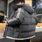 Winter Down Jacket Men's Loose Plus Size Hooded Warm Jacket