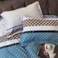 48×74cm Pillowcase Lattice Brushed Thickened Pillowcase Double Bed Upper Pillow Cover