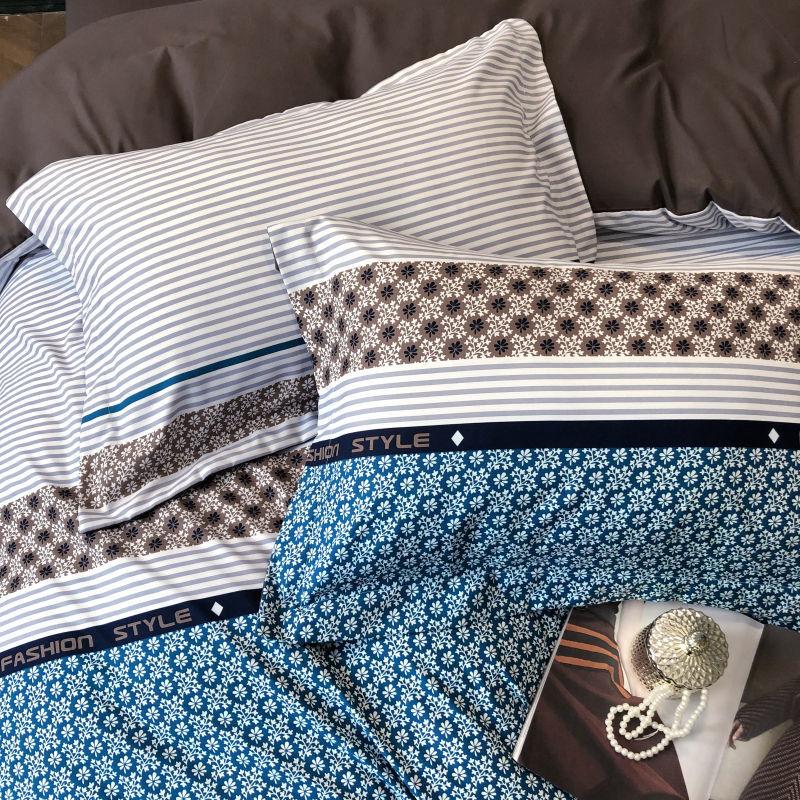 48×74cm Pillowcase Lattice Brushed Thickened Pillowcase Double Bed Upper Pillow Cover