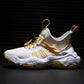 Men Breathable Flying Woven Sneakers Comfortable Light Mesh Running Casual Shoe Fitness Sport Shoes