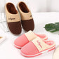 Men's Cotton Slippers Autumn and Winter Large Size Indoor Warm Household Thick Bottom Plus Velvet Non-slip Slippers