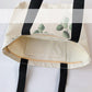 Leaf Pattern Women Canvas Bags Travel Casual Large Daily Shoulder Tote Shopper Handbag Simple Hobo Bags Simple Style