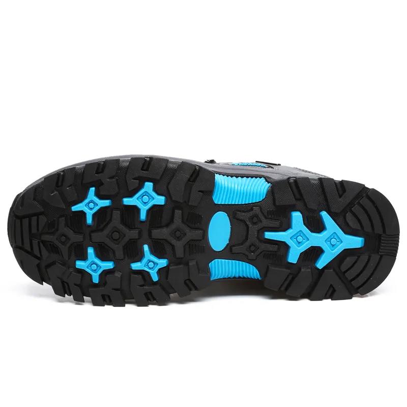 Plus Size Winter Men's Shoes Casual Sports Shoes Plush Warm Cotton Shoes Men's Travel Anti-skid Shoes Wear-resistant Mountaineering Shoes