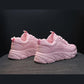Shoes  Female Students Korean Version Wild Spring Mesh Old Sneakers Increased Sneakers Casual Shoes