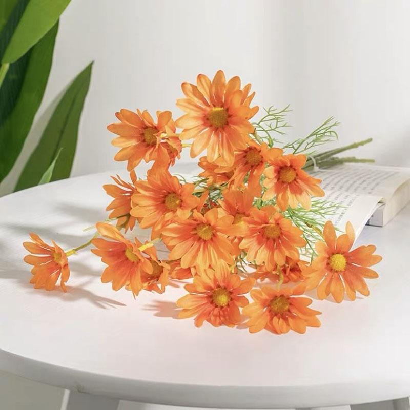 Simulation Flower Small Daisy Chamomile Fake Flower Photo Photography Photo Props Living Room Decoration Decorative Flower