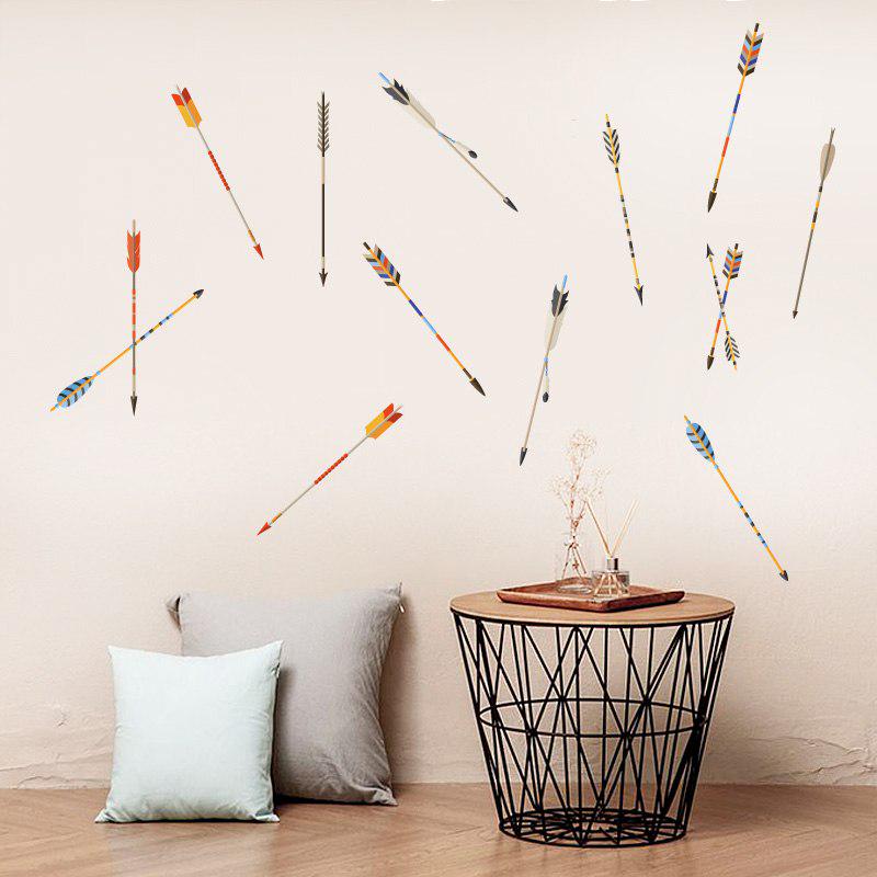 [sticker ]Feather Arrow Wall Stickers Home Decor Living Room Bedroom Kitchen Bathroom Wall Decals A