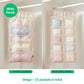 Underwear Storage Bag Wall-mounted Hanging Bag Bra Socks Storage Bag Wardrobe Dormitory Hanging Fabric Storage Artifact Dust-proof Storage Bag
