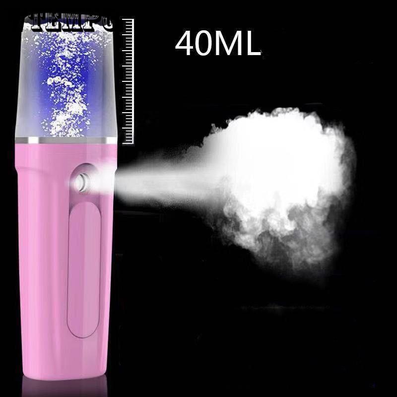 Beauty Steaming Face Portable Nano Spray Hand-held Water Meter Moisturizing Handheld