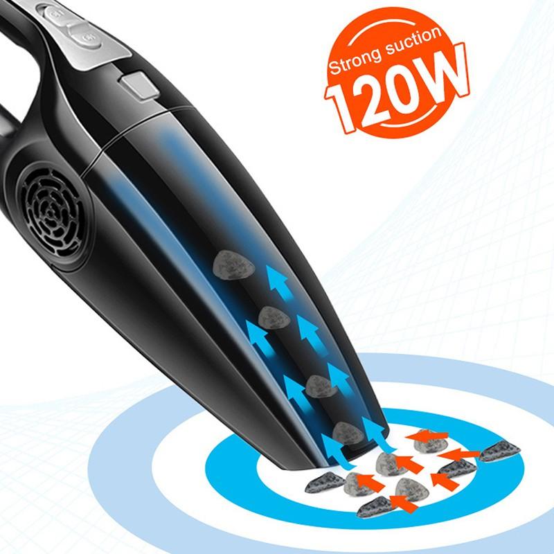 12V 120W Vacuum Cleaner For Car Vacuum Cleaner Car Aspirateur Voiture Handheld Vacuum Cleaner For Car