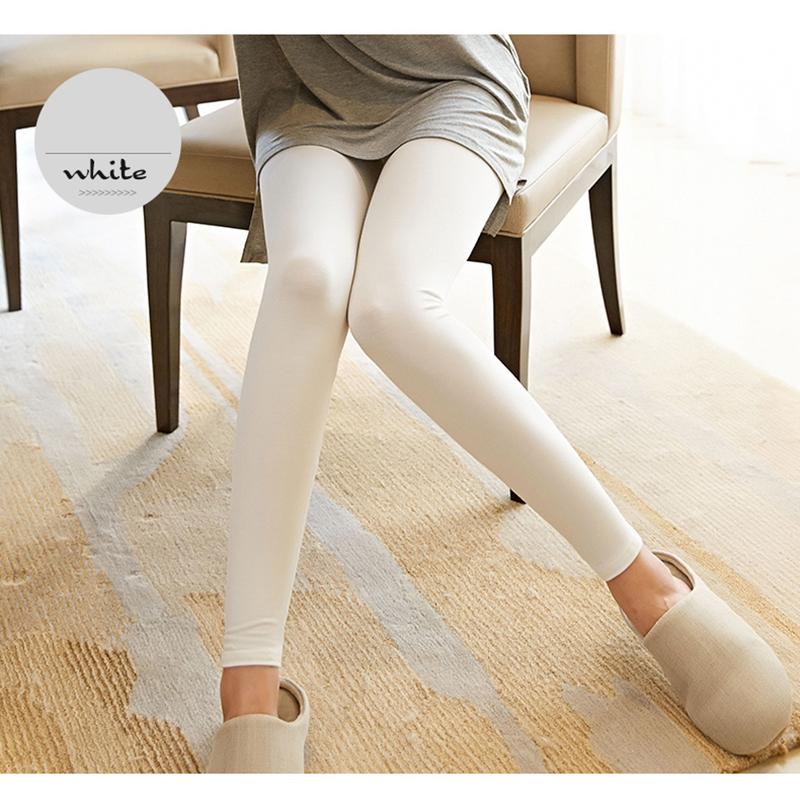 Thin Modal Leggings Women Wear Thin High-waist Elastic Tight-fitting Slimming Modified Leg Leggings Yoga Pants Leggings