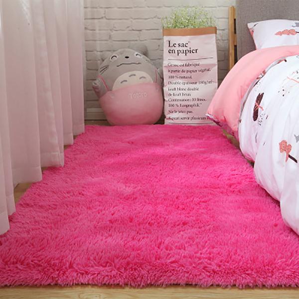 Soft Carpet Living Room Bay Window Homemodern Child Entrance Hall Girl Bedside Long Wire Hairy Nordic Shaggy Large Size Hair Rug