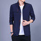 Autumn Men's Jackets Casual Coats Solid Color Mens Brand Clothing Stand Collar Male Bomber Jackets