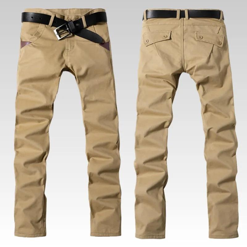 Men's Casual Pants Loose Straight Military Trousers Labor Overalls Spring and Autumn Work Wear-resistant Pants