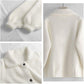 Autumn/winter Imitation Mink Cashmere Mother Wear Knitted Cardigan Jacket Women Korean Style Loose Cropped Top Women