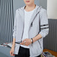 Men's Jacket Male Bomber Jacket Men Casual Baseball Collar Fashion Jacket Smooth Jacket Streetwear