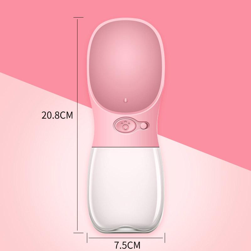 Portable Pet Water Bottle Travel Outdoor Leak Proof Cat Dog Water Feeder Bowl Dispenser