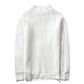 Autumn and Winter Men's Sweaters Round Neck Warm Knit Sweater Men's Half Turtleneck Sweater