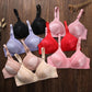Thin, Small Breasts Gather Without Steel Ring Underwear Gather To Gather The Breast Milk Anti-sagging Lace Lace Ladies Bras Are Light and Breathable