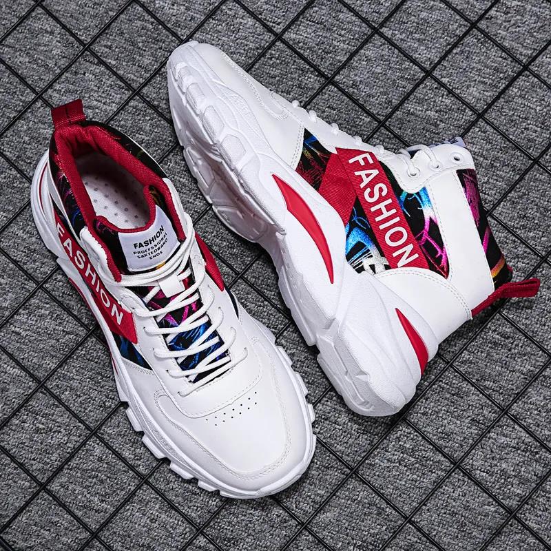 Spring Korean Style Trendy Men's Shoes All-match Sports High-top Sneakers Casual Canvas Breathable Tide Shoes