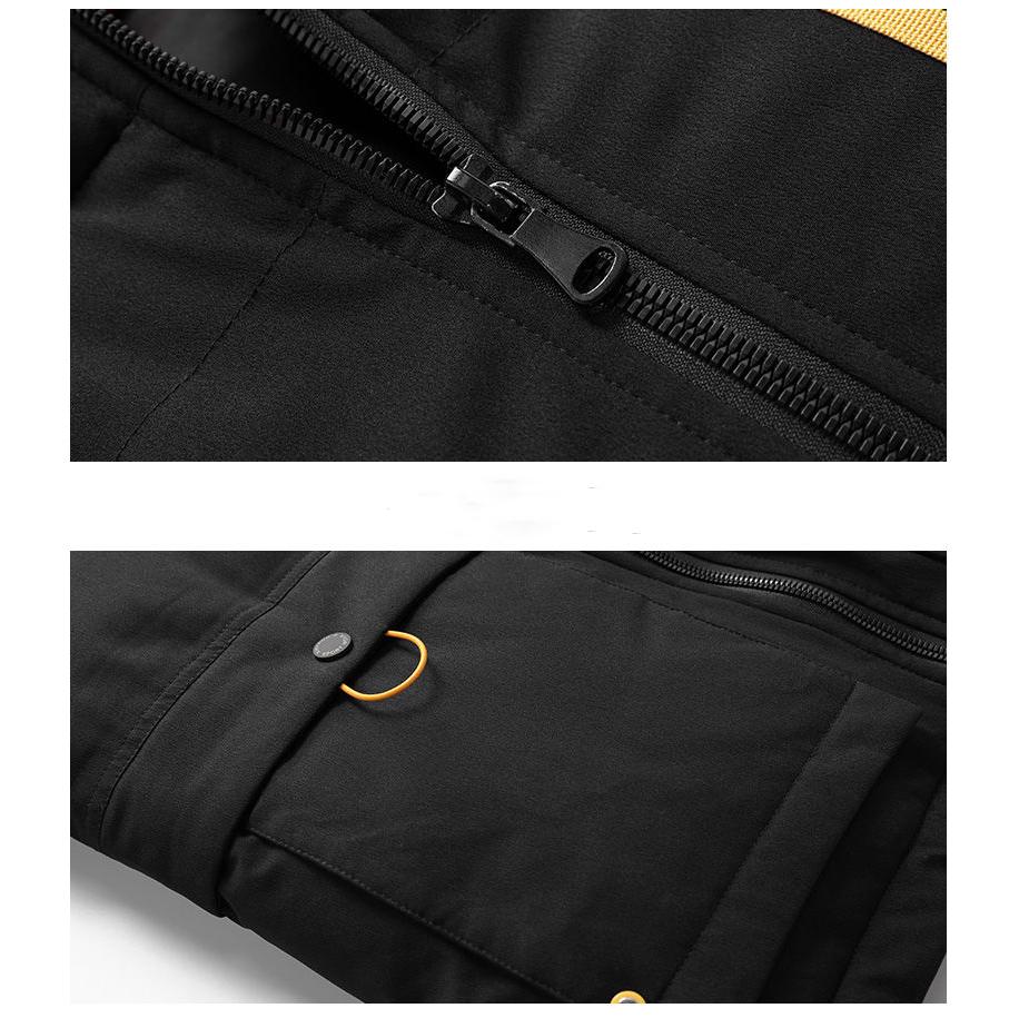 Cotton-padded Jacket Men's Jacket Winter Leisure Plus Size Hooded Padded Jacket Solid Color Thick Men's Padded Jacket