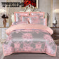 Embroidered jacquard cotton four-piece cotton quilt cover sheets bedroom home bedding European style