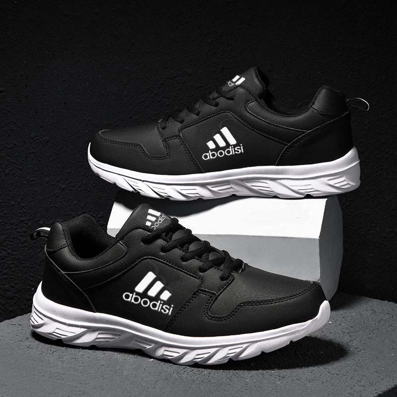 38-44 Men Air Cushion Sneakers Non-slip Leather Basketball Shoes Breathable Casual Running Shoes