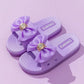 Summer Girls Sandals Slides Kids Beach Sandals Bow-knot Princess Sweet Kids Slippers for Bath Swimming Indoor Outdoor