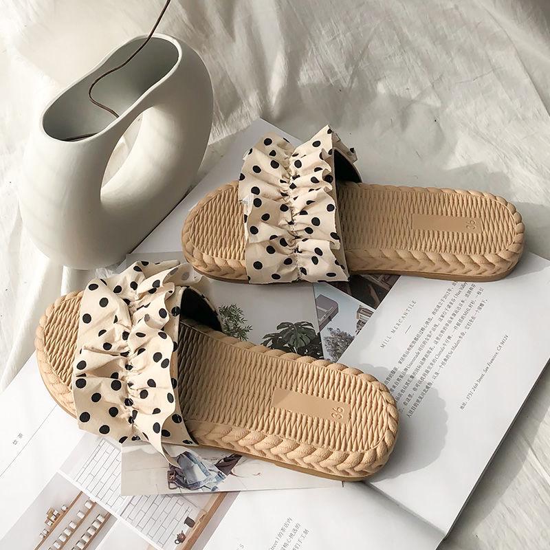Sandals and Slippers Women Wear Fashion 2020 Summer Ins Wild Flat Bottom Summer Beach L Sandals