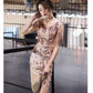 Sequined Evening Dress Female Gas Field Queen Fashion Short Slim Sexy Party Banquet Host Dress