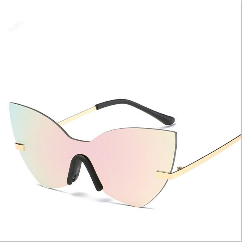 WTEMPO Fashion Women's Men's Sunglasses Retro Colorful One-piece Sun Glasses For Men And Women Whole
