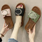 Thick-soled Sandals Women's Summer Outer Wear Non-slip Wear-resistant  Soft-soled  Slippers