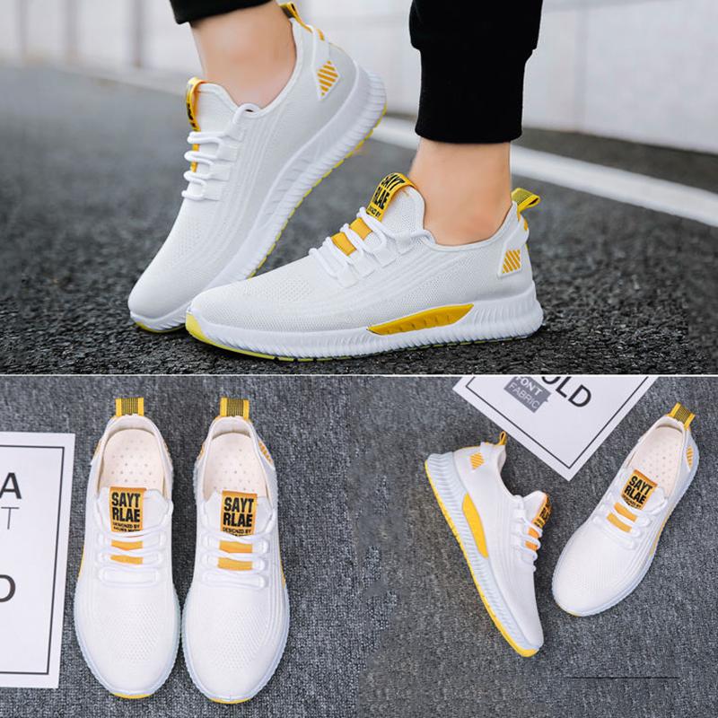 Summer Korean Style Trendy Sneakers Men's All-match Casual Breathable Net Shoes