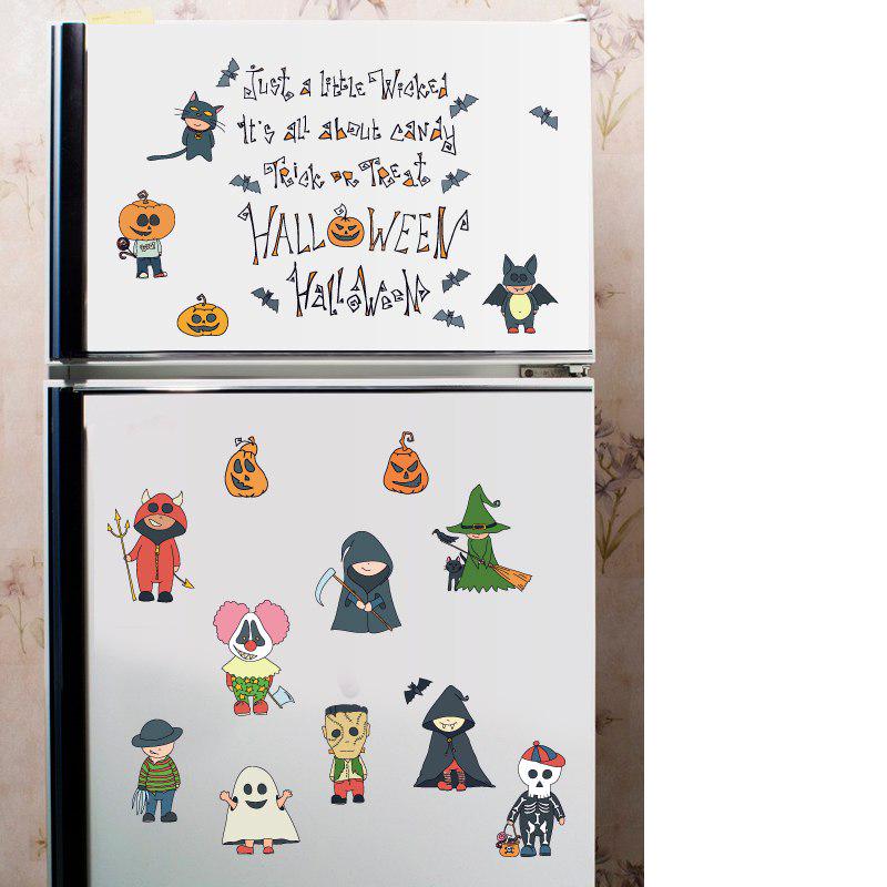 [Wall sticker ]Diy Halloween Decoration Wall Stickers For Kids Rooms Party Window Refrigerator Haunt