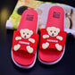 Slippers Female Indoor Home Cute Princess Wind Cartoon Bear Bathroom Bath Non-slip Wet Water Sandals and Slippers