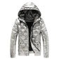 Winter Hooded Down Jacket Short Thick Warm Jacket Shiny Simple and Versatile Winter Clothes