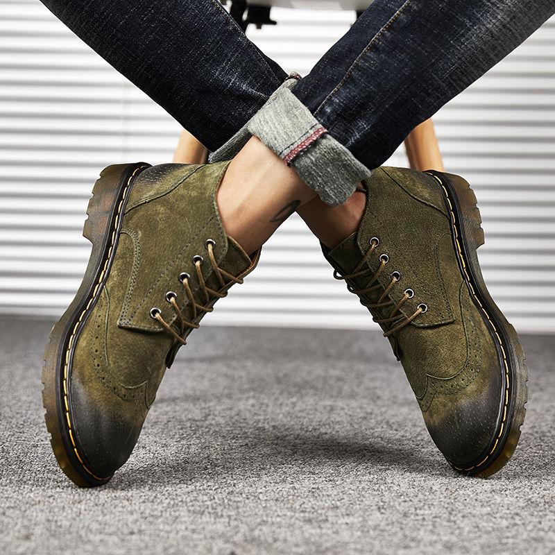 Classic High Help Martin Boots Male Chelsea England Outdoor Retro Tooling Boots Fashion Men's Boots