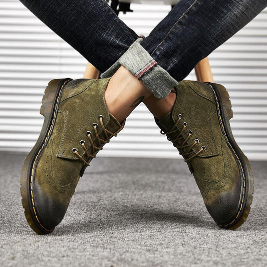 Classic High Help Martin Boots Male Chelsea England Outdoor Retro Tooling Boots Fashion Men's Boots