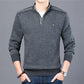 Autumn and Winter Men's Sweater Long-sleeved Warm All-match Stand-up Collar Loose Sweatshirts