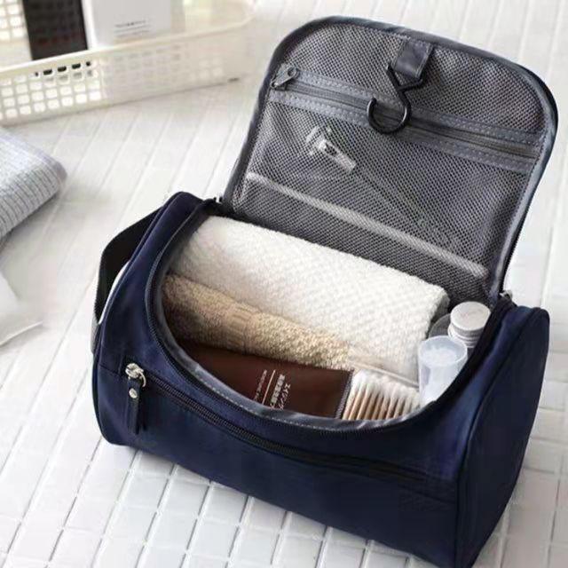 Unisex Large Waterproof Makeup Bag Nylon Travel Cosmetic Bag Organizer Case Wash Toiletry Bag