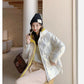 Winter Women's Clothing Bright Face Down Cotton Jacket Casual Fashion Embossed Winter Women's Clothing Short Disposable Waterproof Jacket