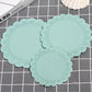 6 Pieces of Lace Hollow Insulation Mat Placemat Plate Mat Household Anti-scalding Pad Coaster