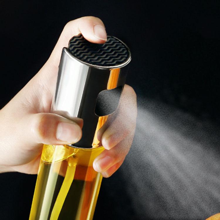 Kitchen Baking Oil Cook Spray Empty Bottle Vinegar Bottle Oil Dispenser Cooking Tool Salad BBQ Cooking Glass Oil Sprayer